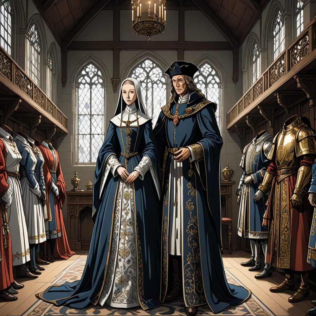 Margaret Beaufort and Henry vii