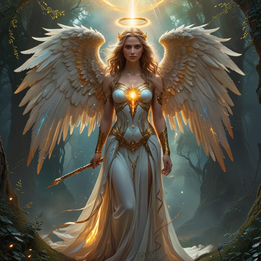 Angel Priestess of Enchanted Mysticism