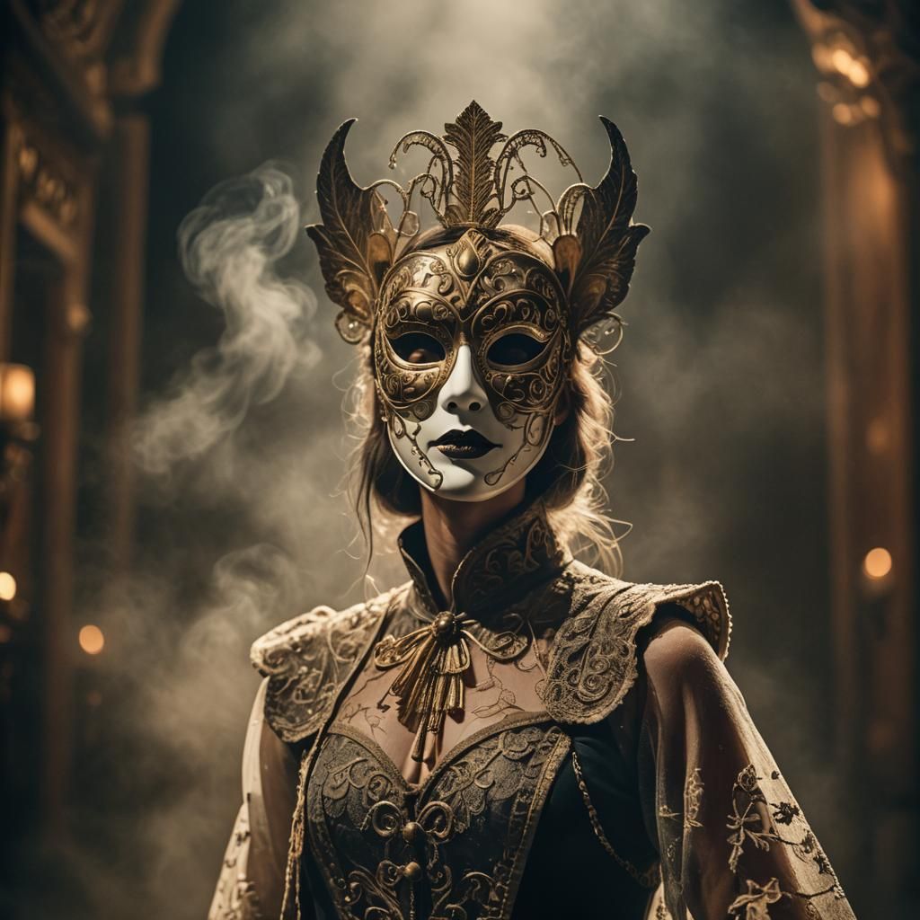 Masked Singer on Misty Opera Stage