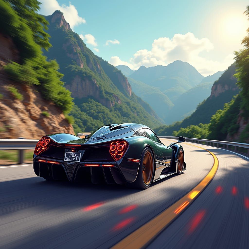 Hypercar Speed Demon Unleashed in Vibrant Italian Landscape