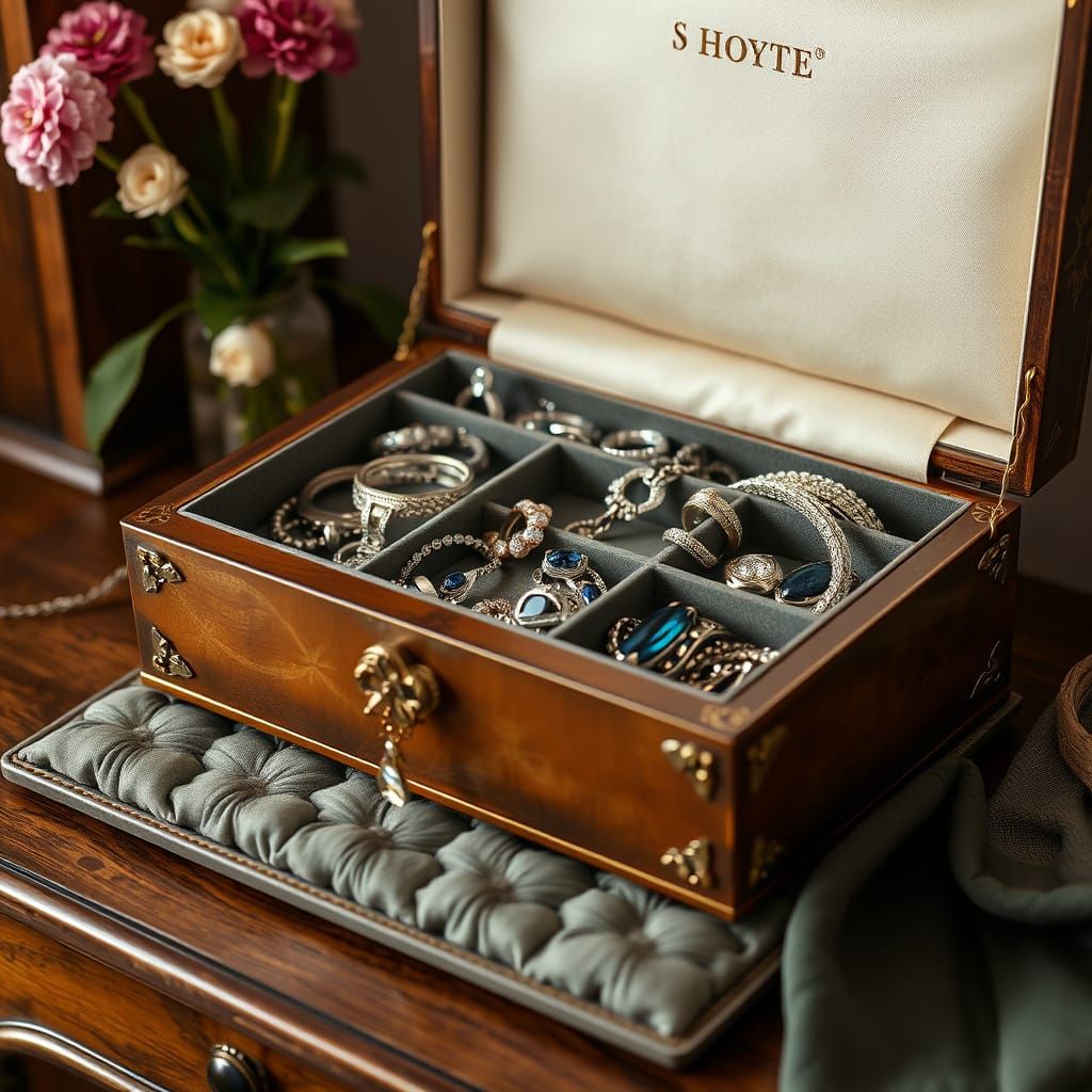 Jewellery Box Filled with Jewels