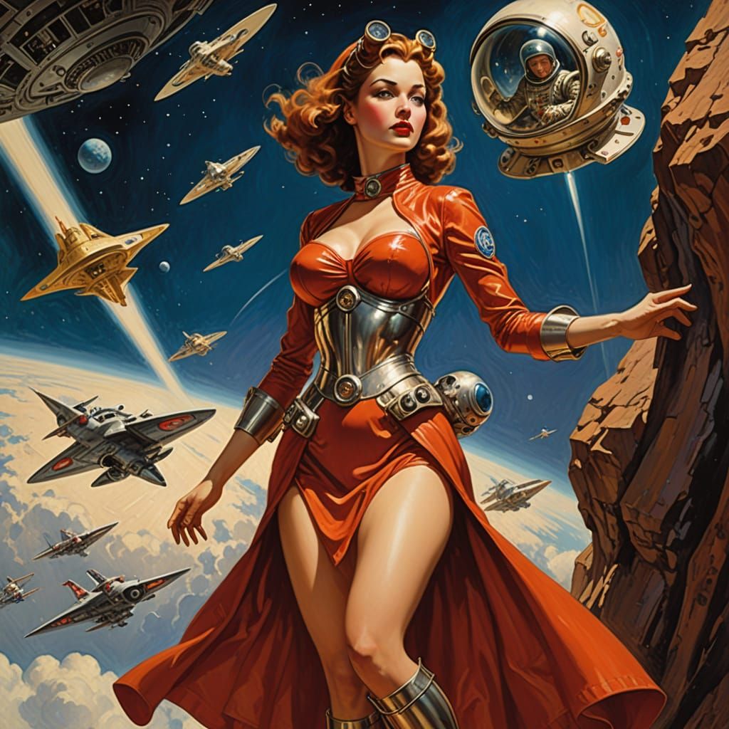 The Red Queen's excursion to the Moon