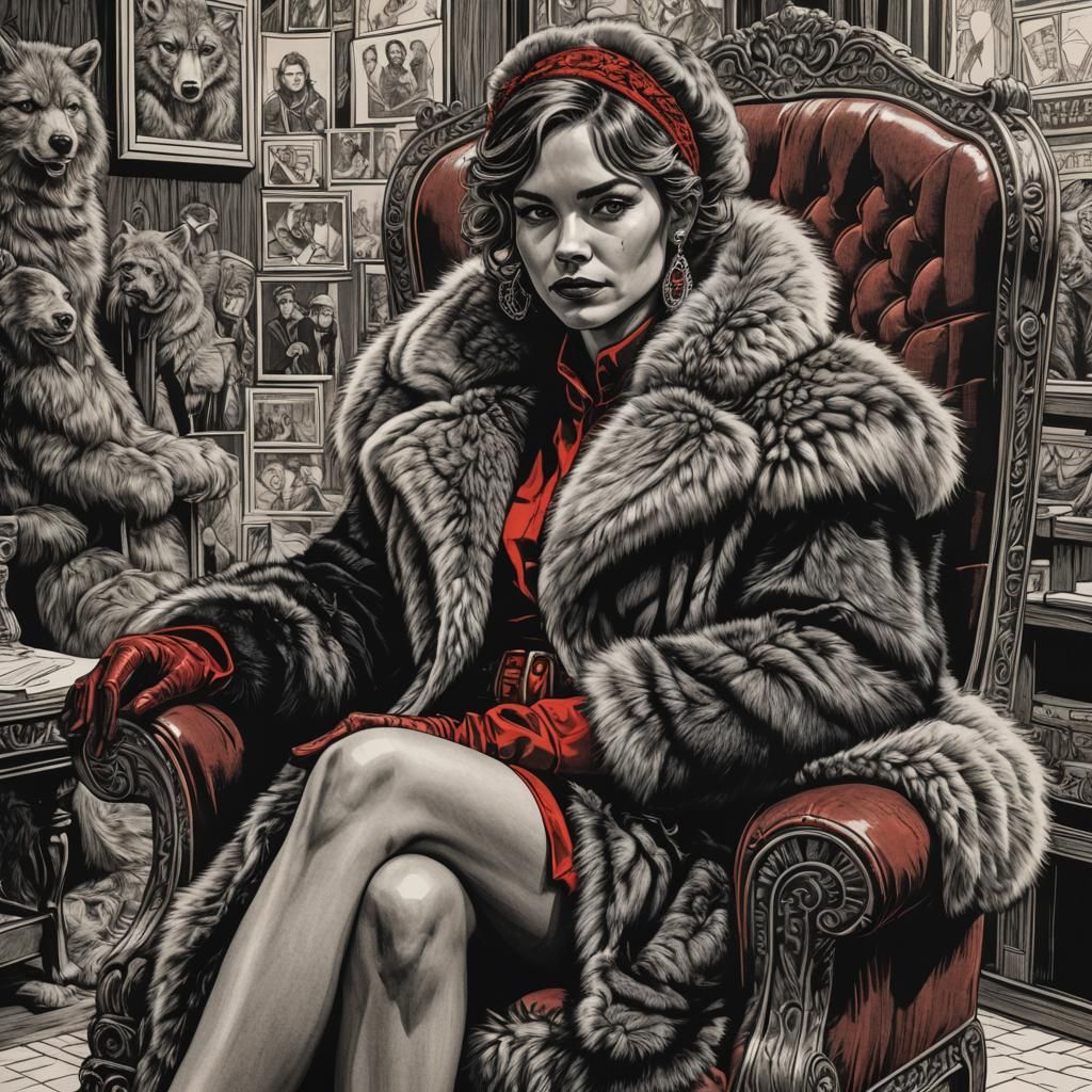 Femme Fatale in furs II