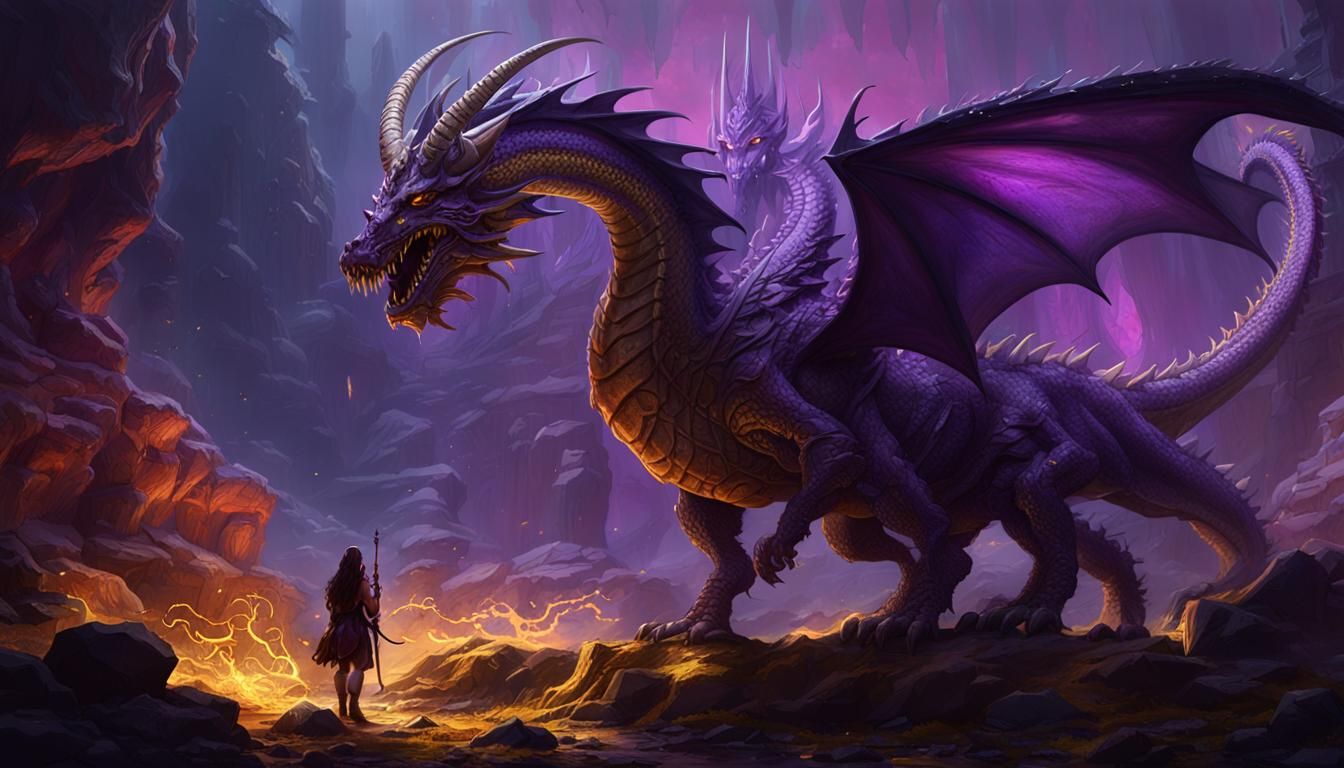 Dragon-Centaurs in Dark Fantasy Concept Art