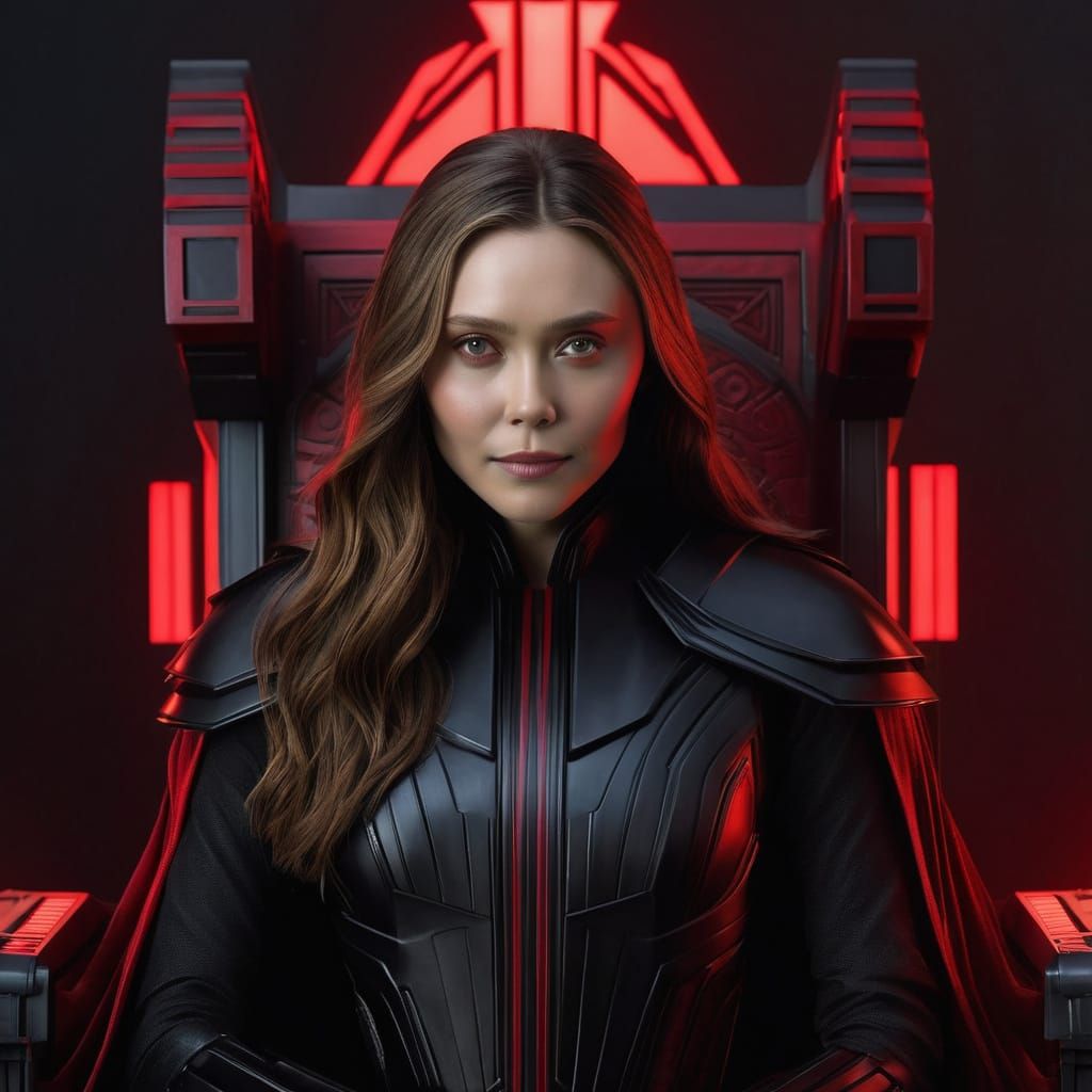 Surreal Portrait of the Sith Empress Selene Shadowwalker in ...