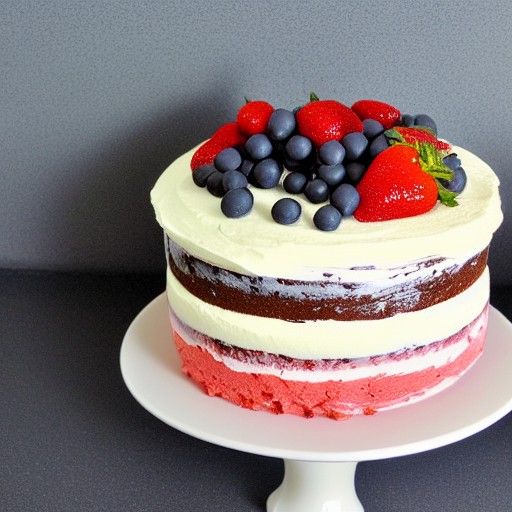 Delicious Neapolitan Cake Layers