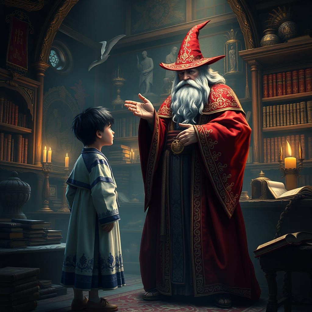 The enchanter and the child