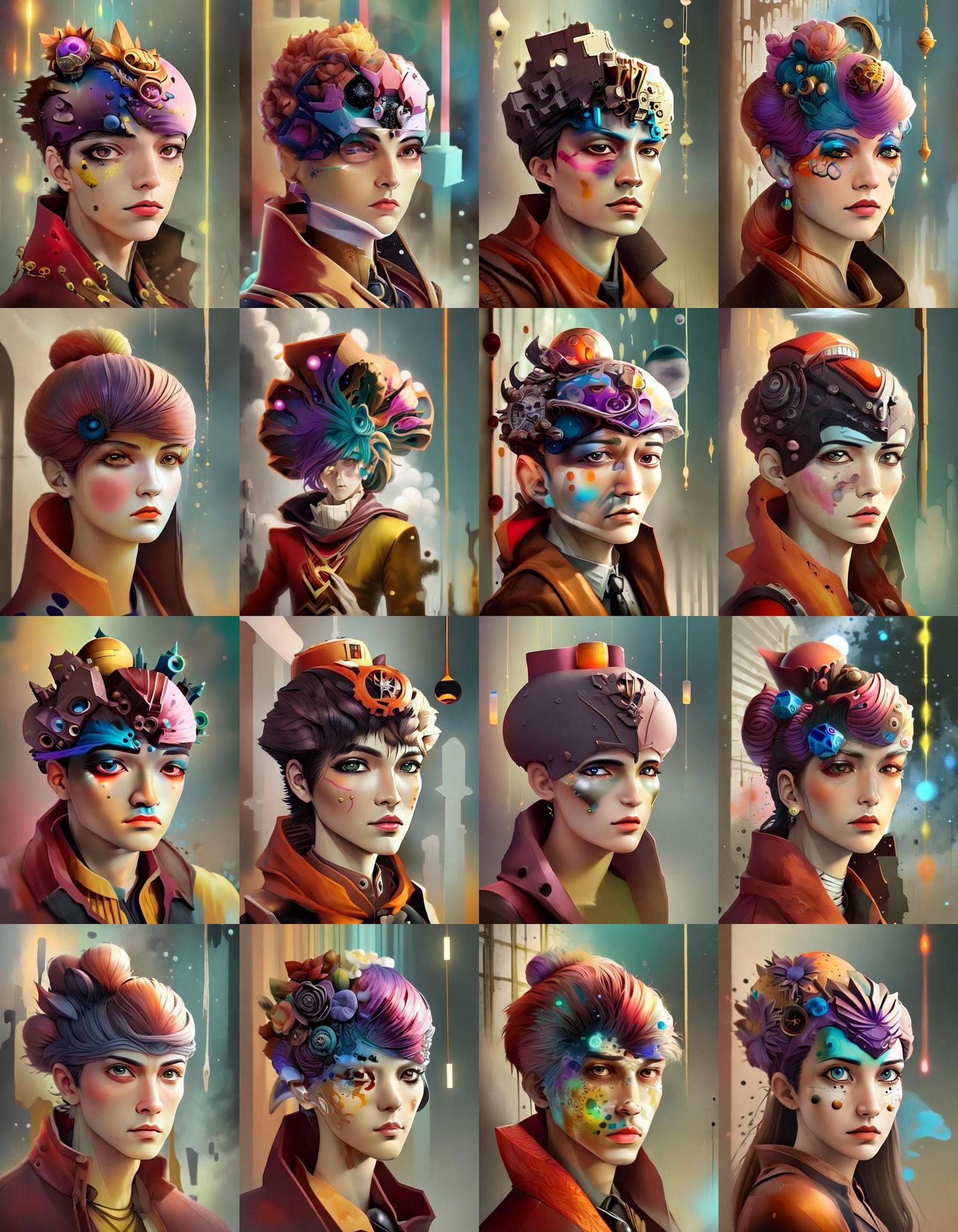 Surreal Tesseract Under Intense Klieg Lights