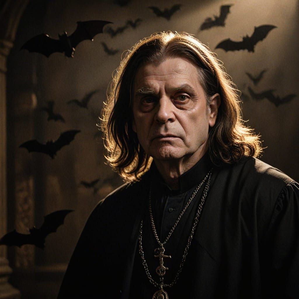 Ozzy Osbourne as Prince of Darkness in Baroque Portrait