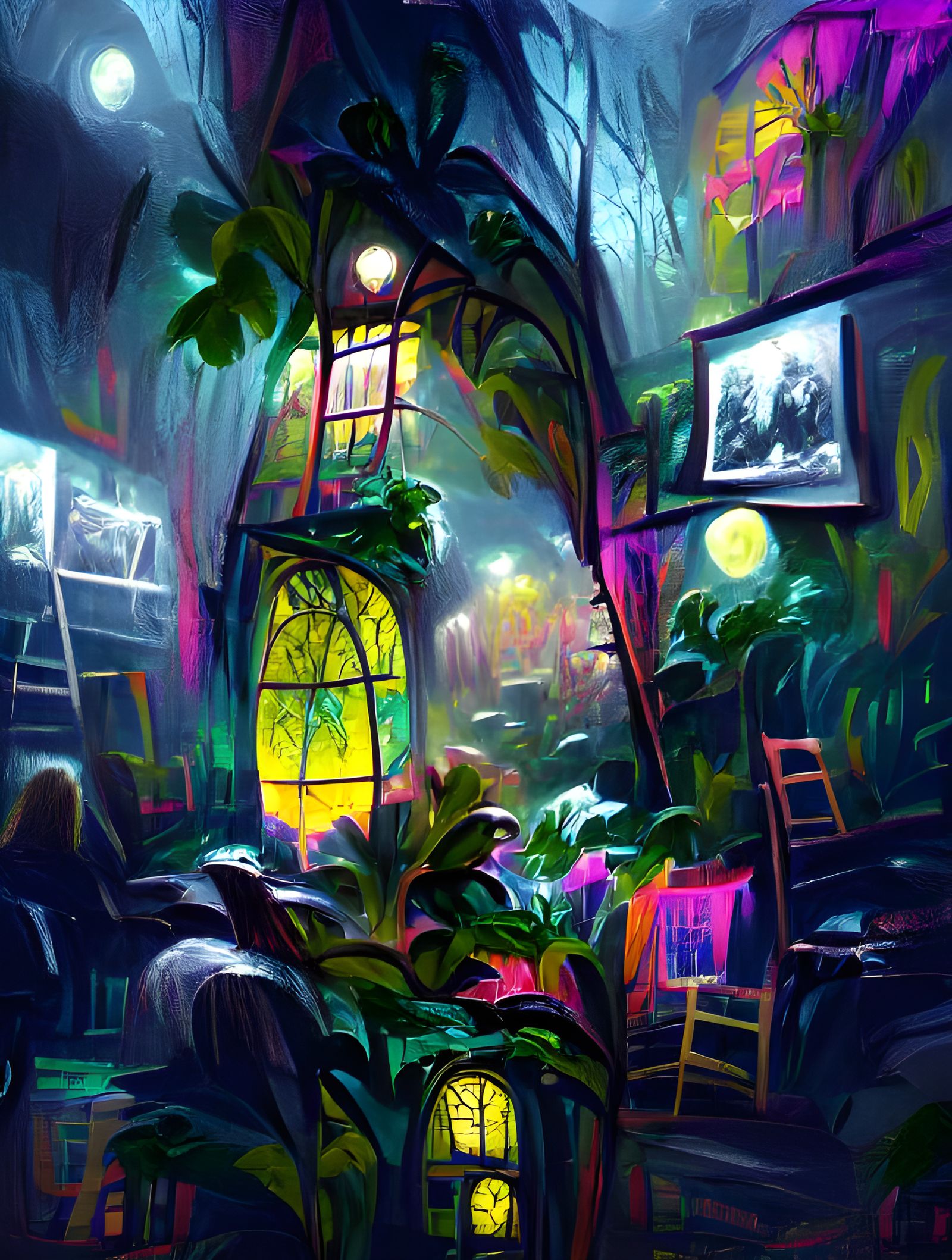 Midnight blooms