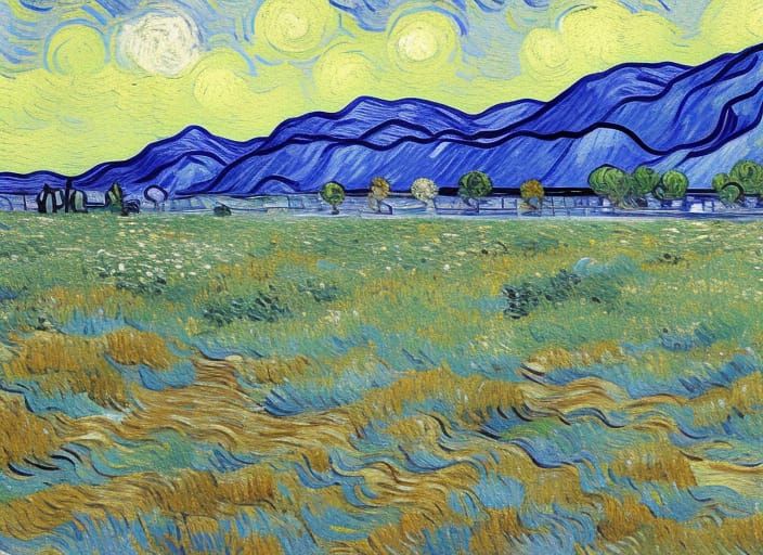 Bold Impressionism: A Van Gogh-Inspired Image