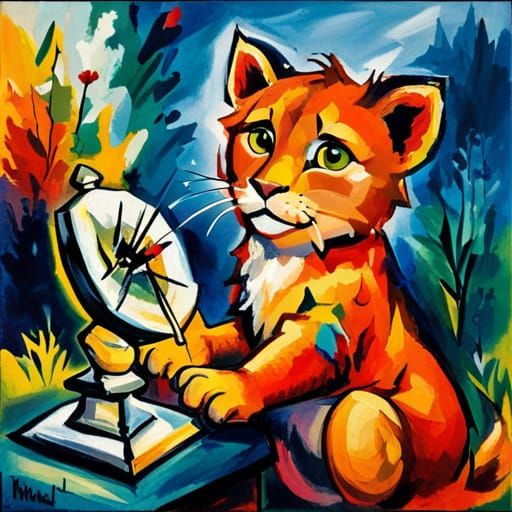 African Sci-Fi Sundial Stolen From Lion Cub