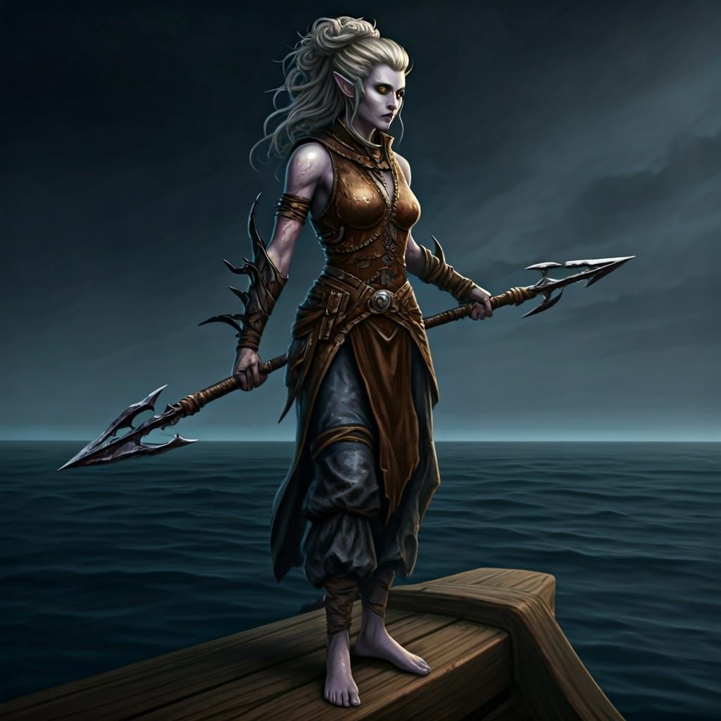 Drow Sailor: Huntress of the Abyss