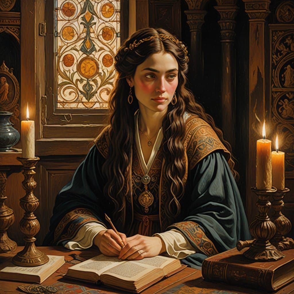 A Romanian Witch in Medieval Splendor