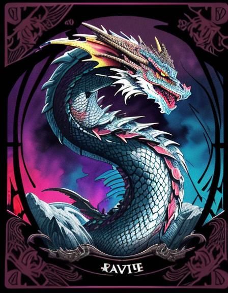 Blue Dragon Card
