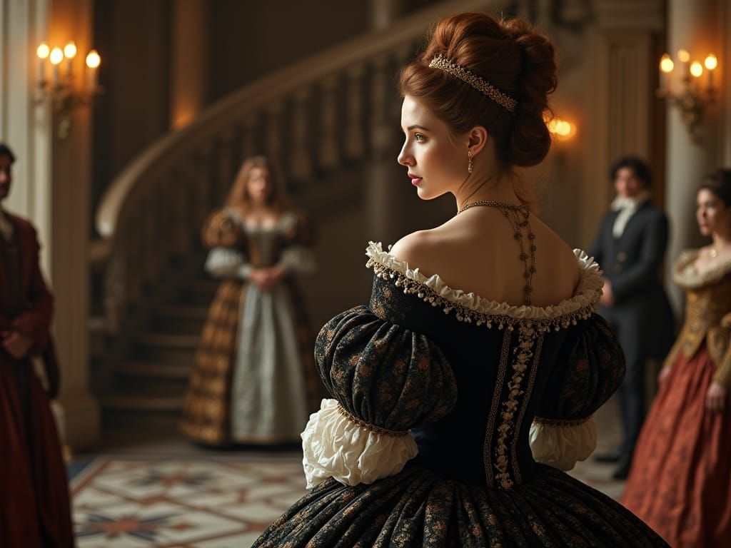 Renaissance Noblewoman Admired by the French Court