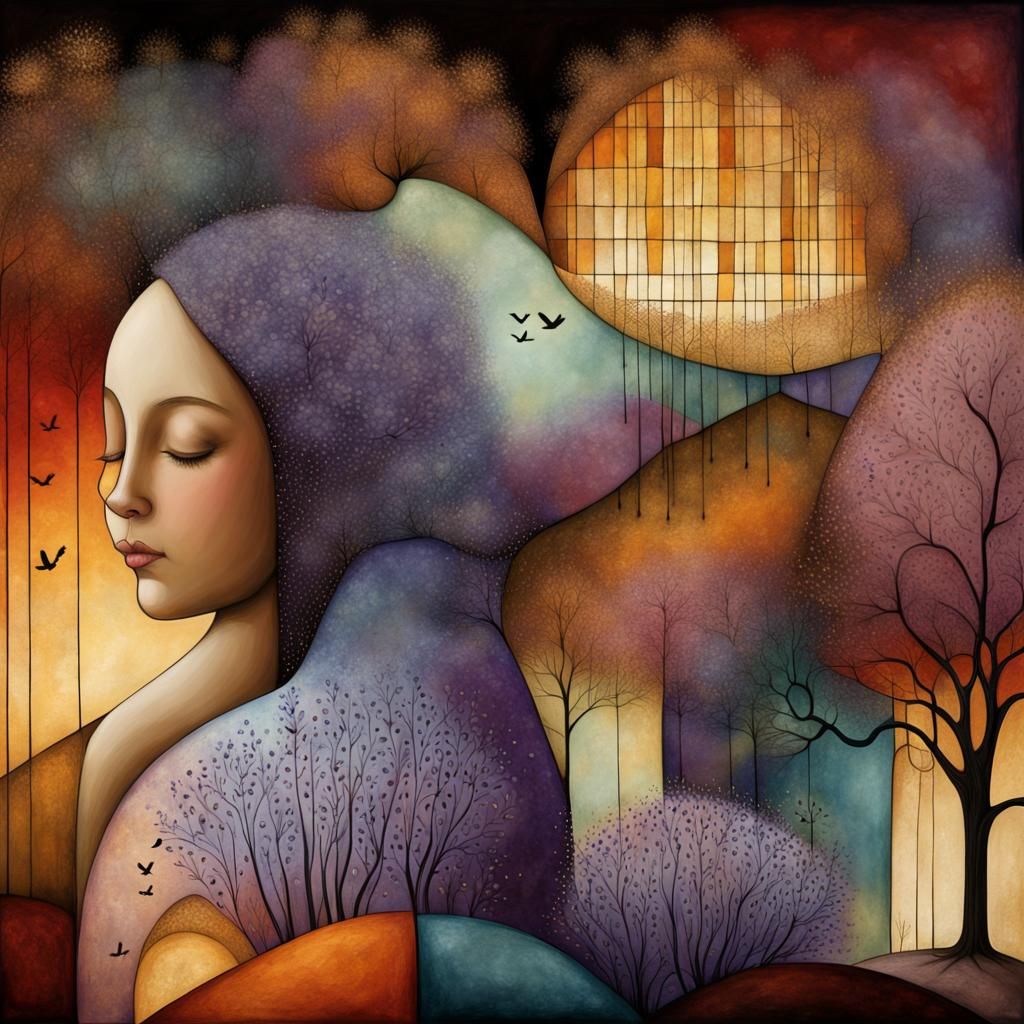 Lavender Dreams: Rolling Hills in Summer Peace