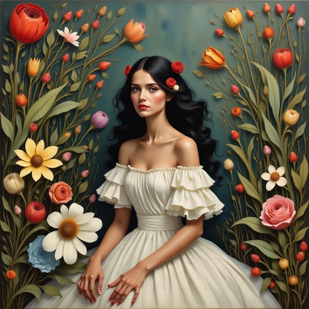 Enchanting Bohemian Beauty Shines with Quiet Confidence