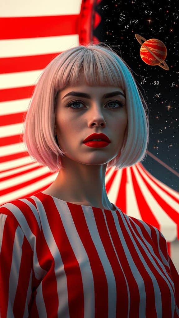 Fractured Reality Revealed in Cyberpunk Aesthetic