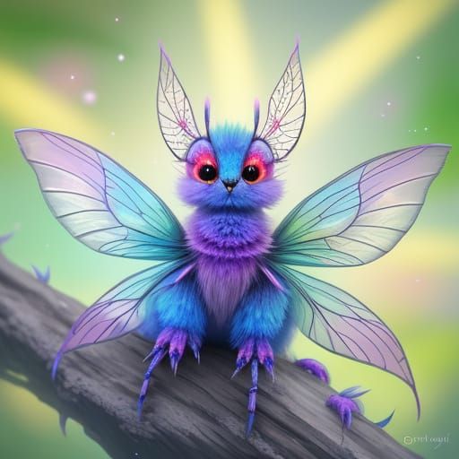 Alien Fly in Japanese Soft Realism