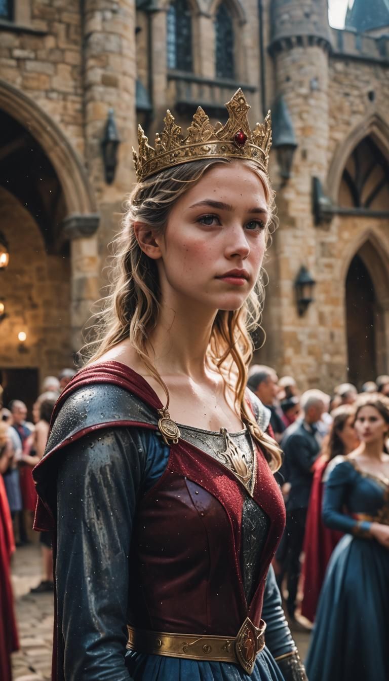 Supergirl in Medieval Times: Ballroom Dance