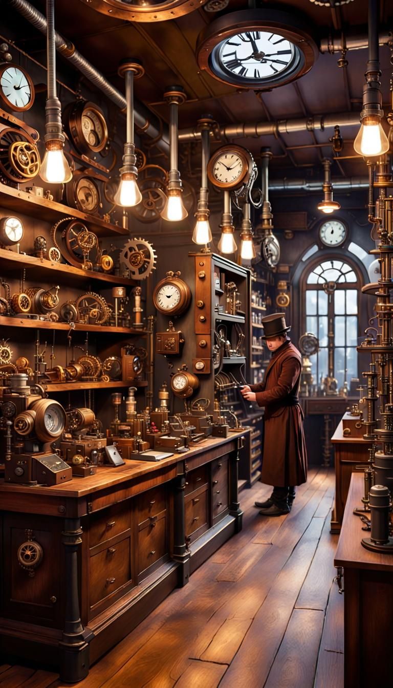 Steampunk shop