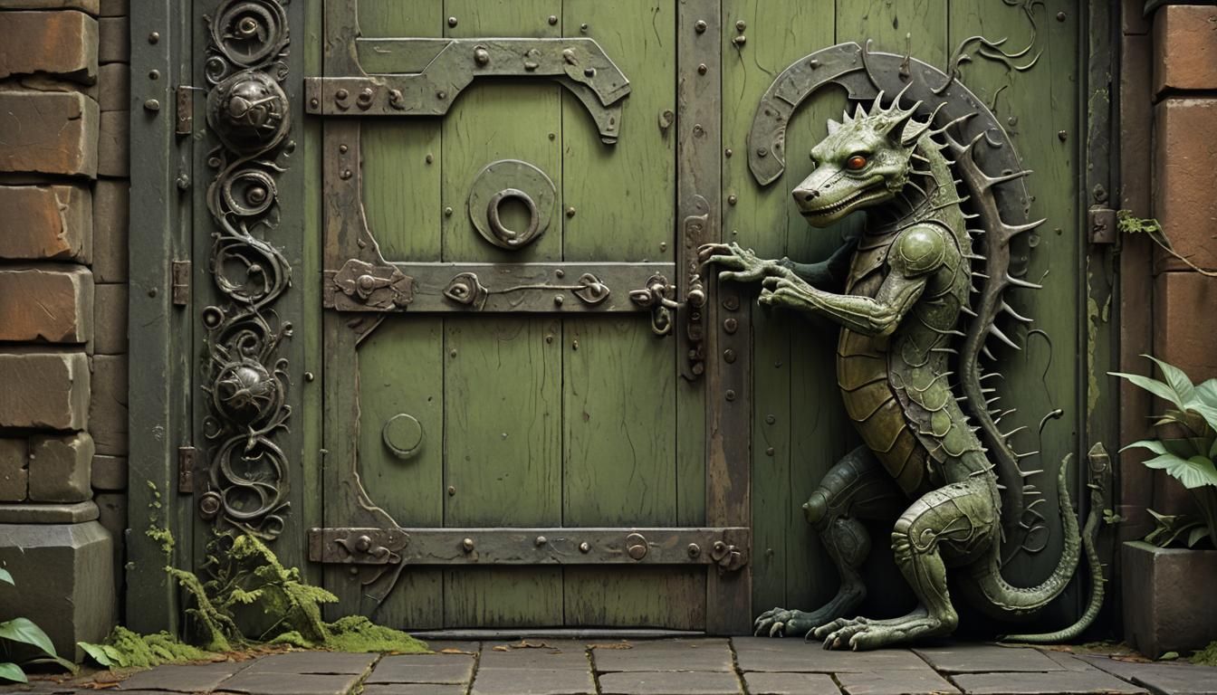 Mythical Guard Dog Concept Art