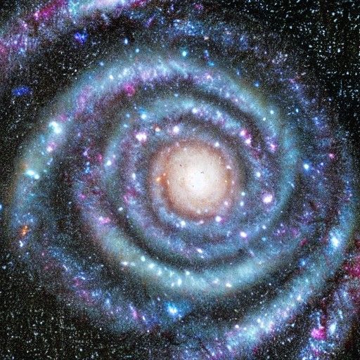 Spectacular Spiral Galaxy Formation in Deep Space