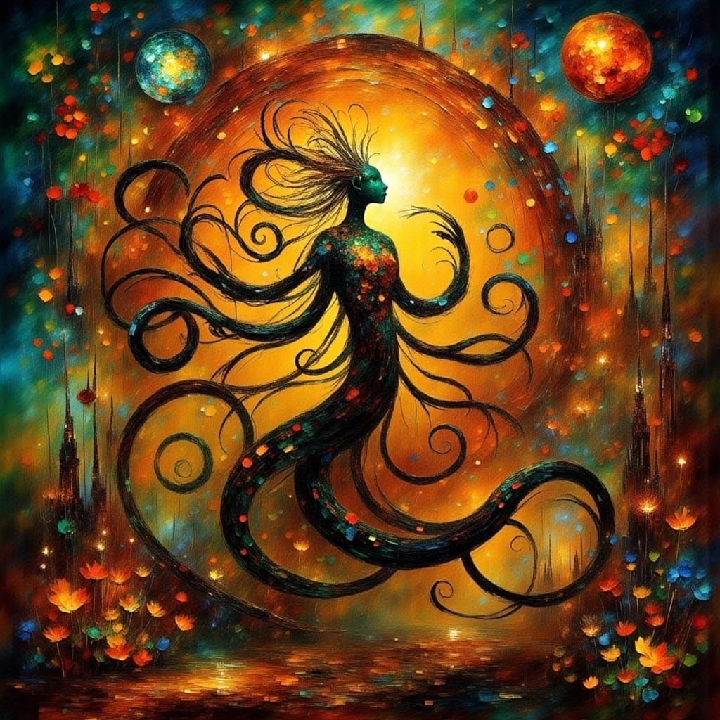 Shattered Sun Digital Art