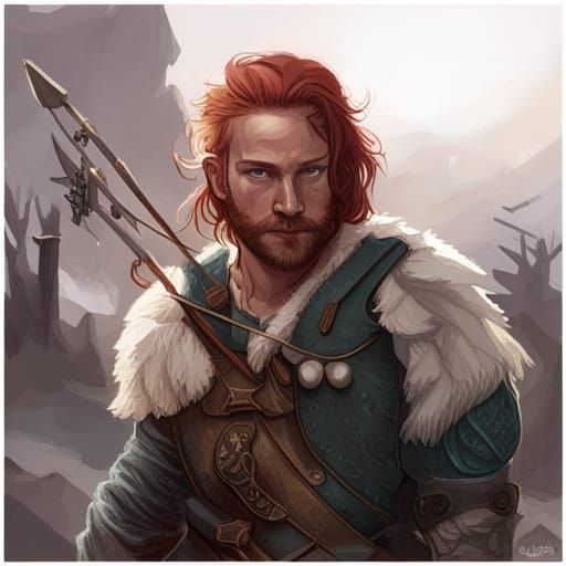 Viking Warrior Petting Cat: Detailed 8K Portrait