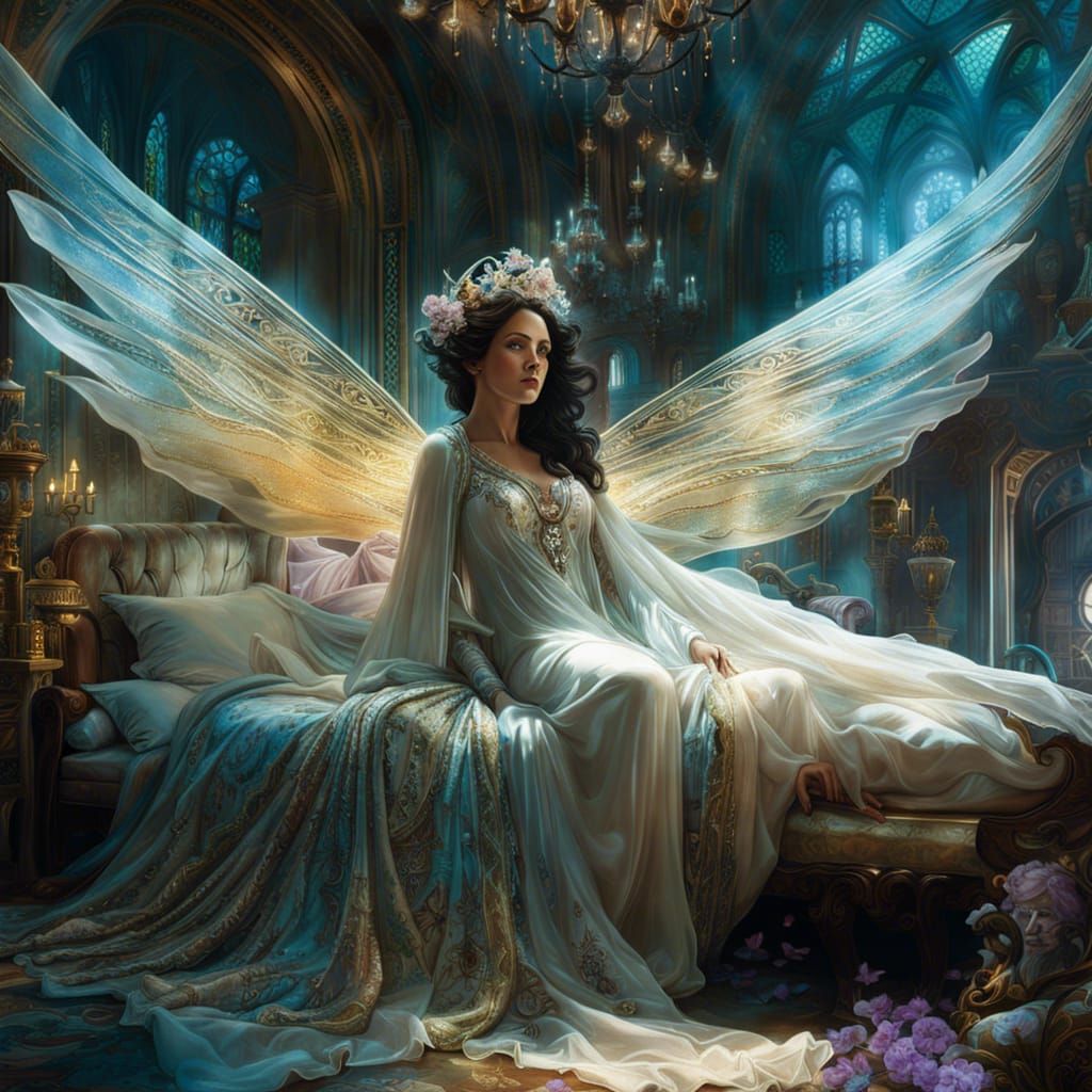 Angelic room, hey, it's really messy!