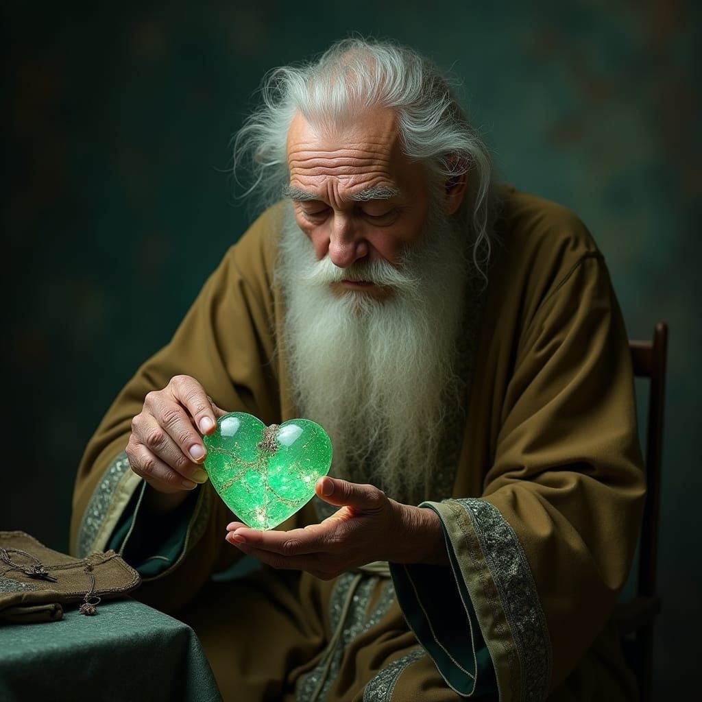Manservant of Archangel Raphael Repairs Emerald Heart with G...