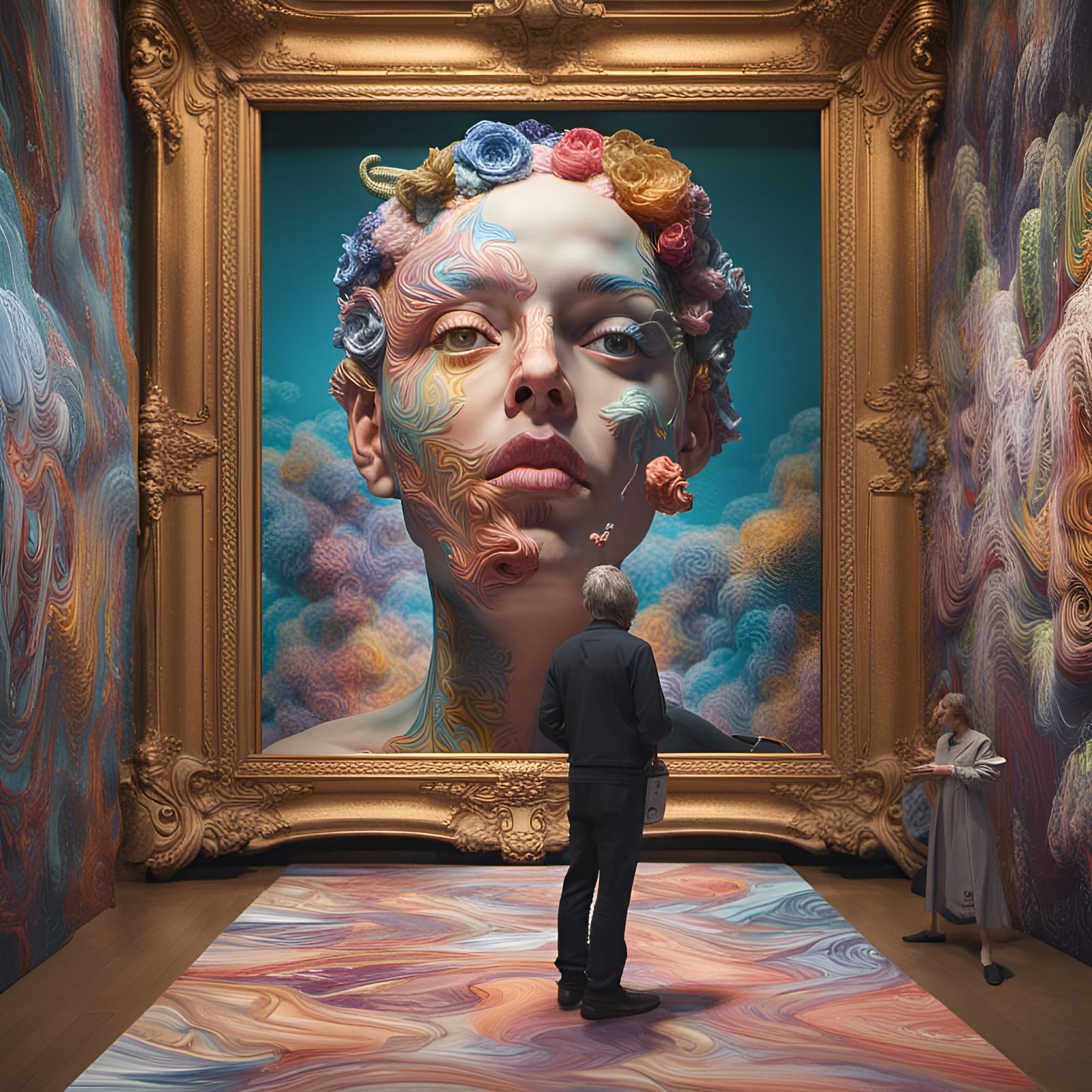 Life-Size Painting Becomes 3D Human: Magic Realism