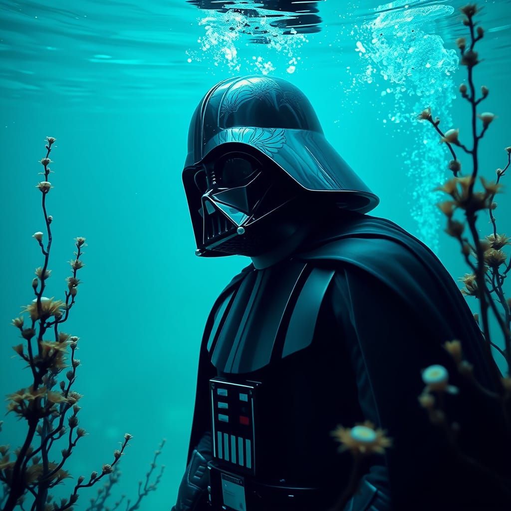 Darth Vader in Turquoise Abyss