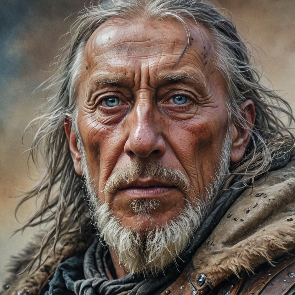 Hyperrealistic Portrait in Luis Royo Style