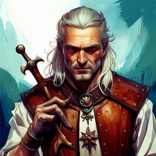 AI Interpretation of a Witcher
