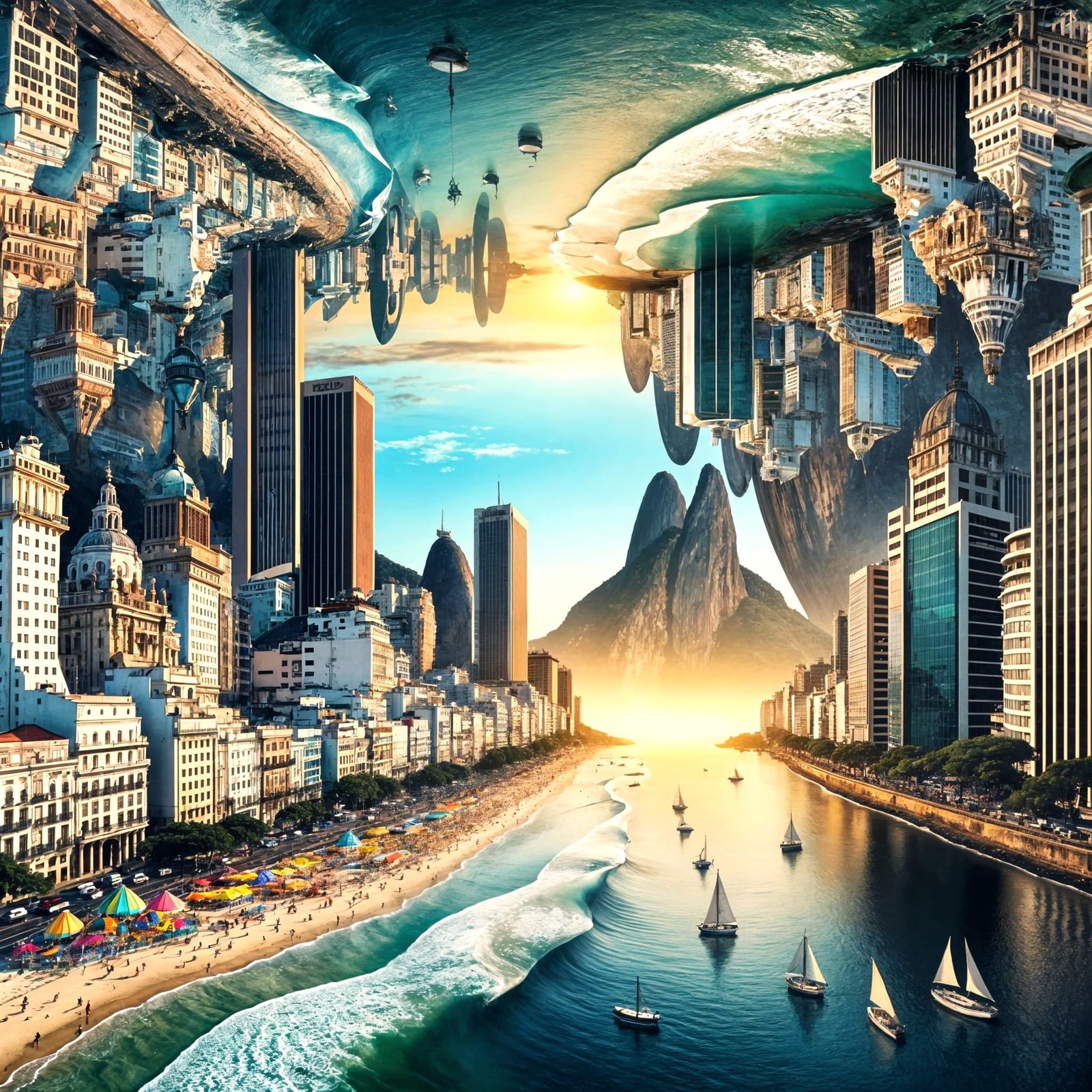 Surreal Rio De Janeiro Cityscape Transformation