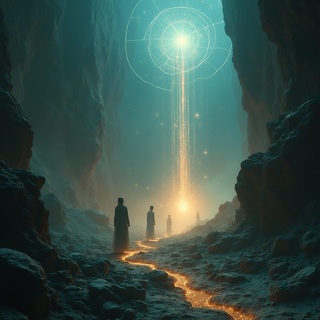 Surreal World Revealing Ancient Civilizations and Cosmic Con...