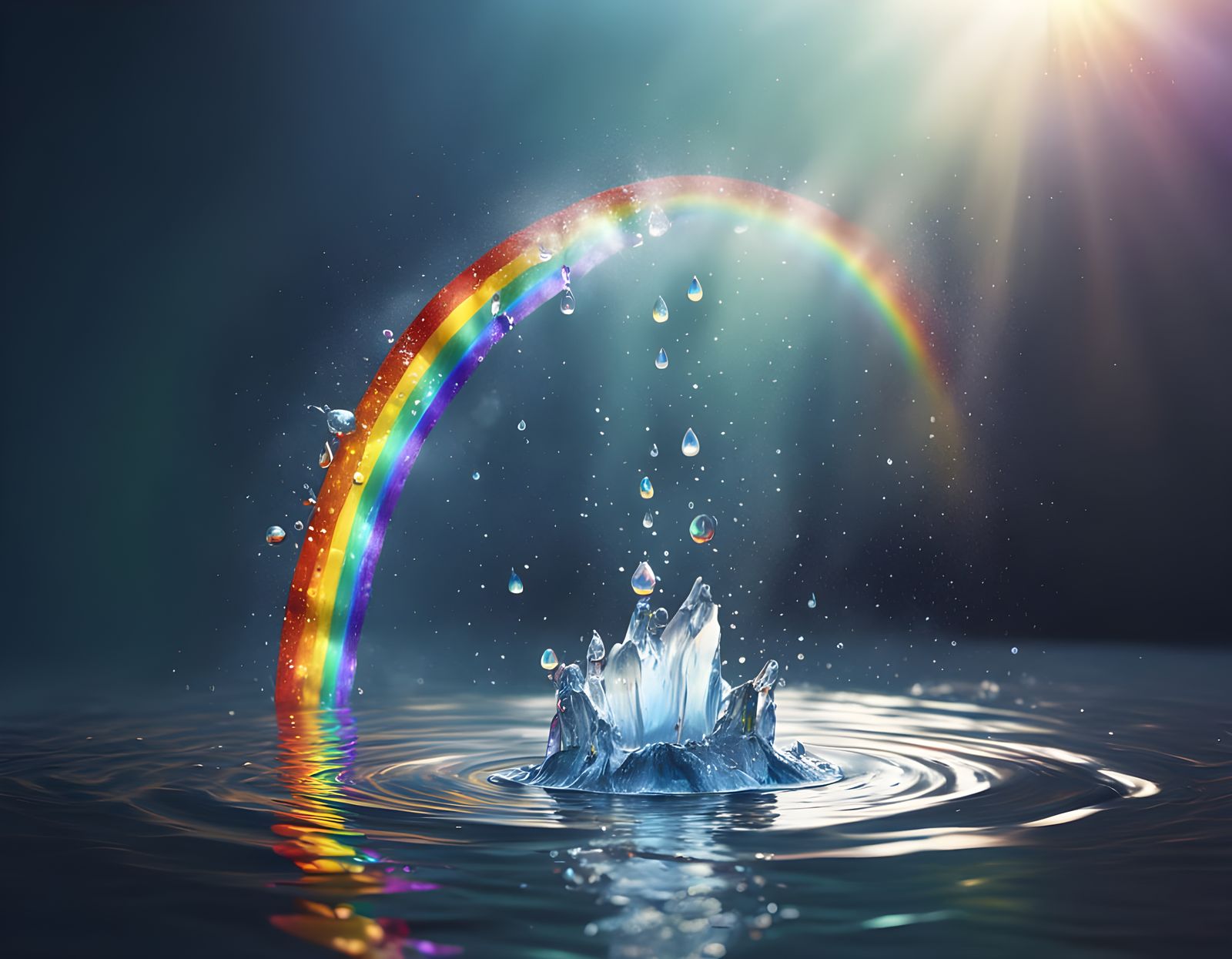 Spectrum of a Single Drop