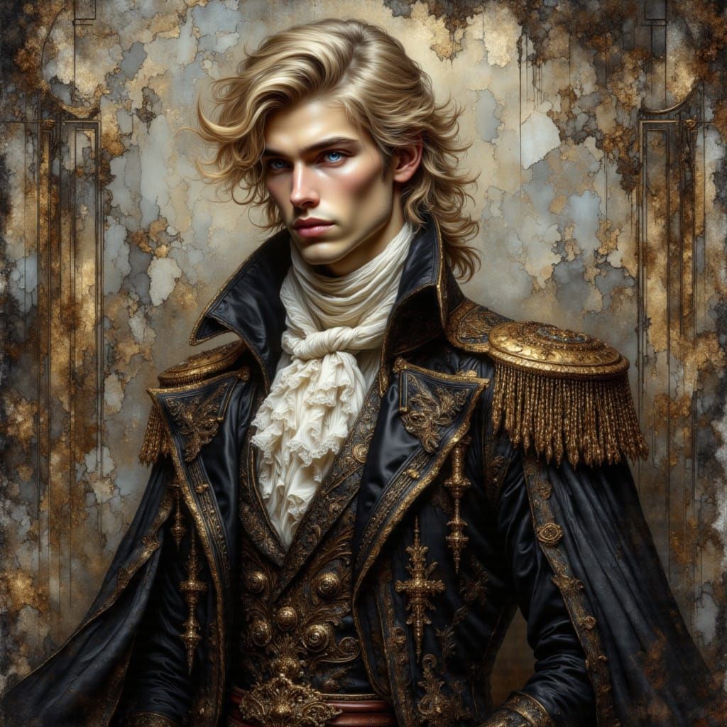 Victorian Steampunk Portrait of a Young Man
