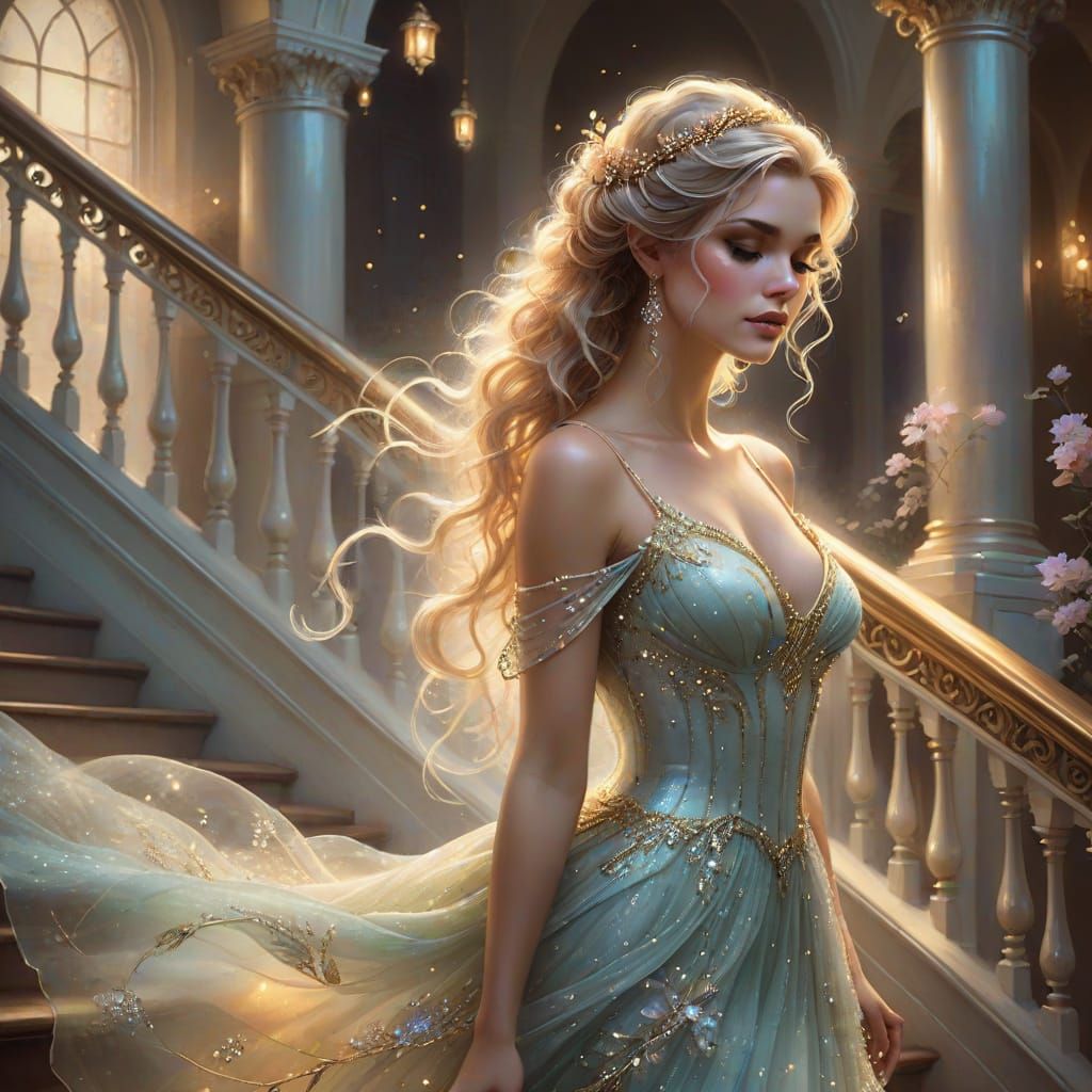Ethereal Fairy Portrait in Fantasy Art Style