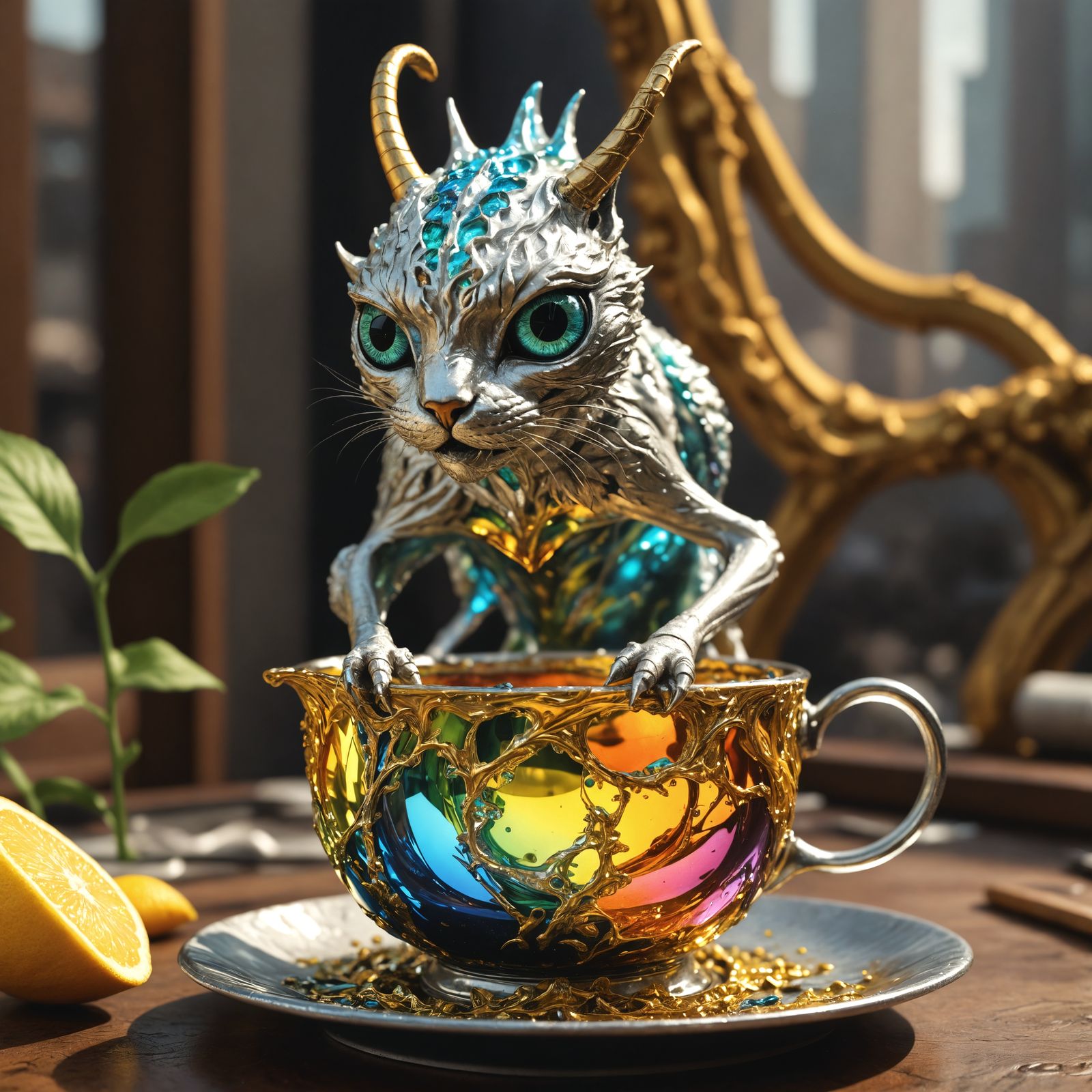 Hyperrealistic Detailed Composition in HDR