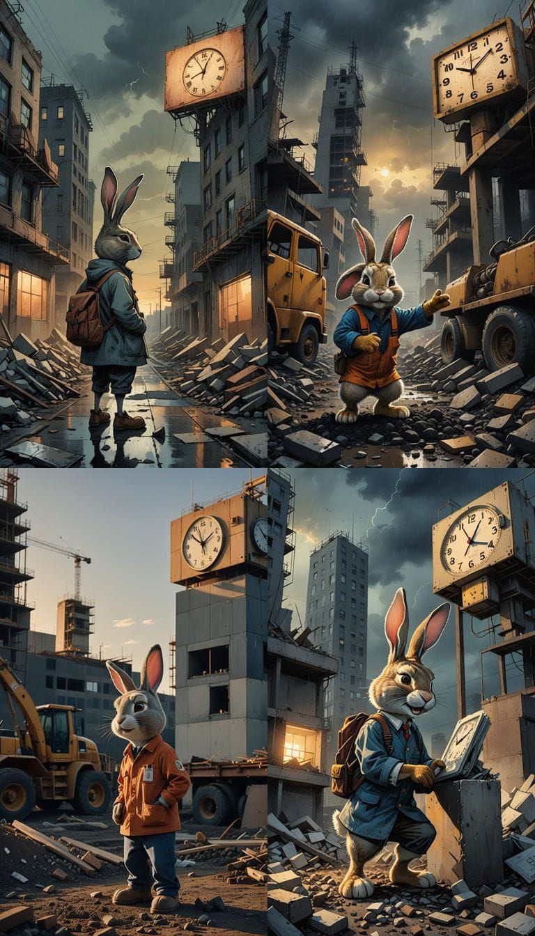 Rabbit's Journey from Hope to Despair in a Gritty Urban Land...