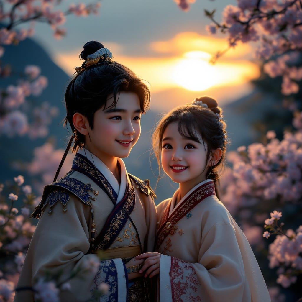 A la tombée de la nuit dans la Corée de l'époque Joseon