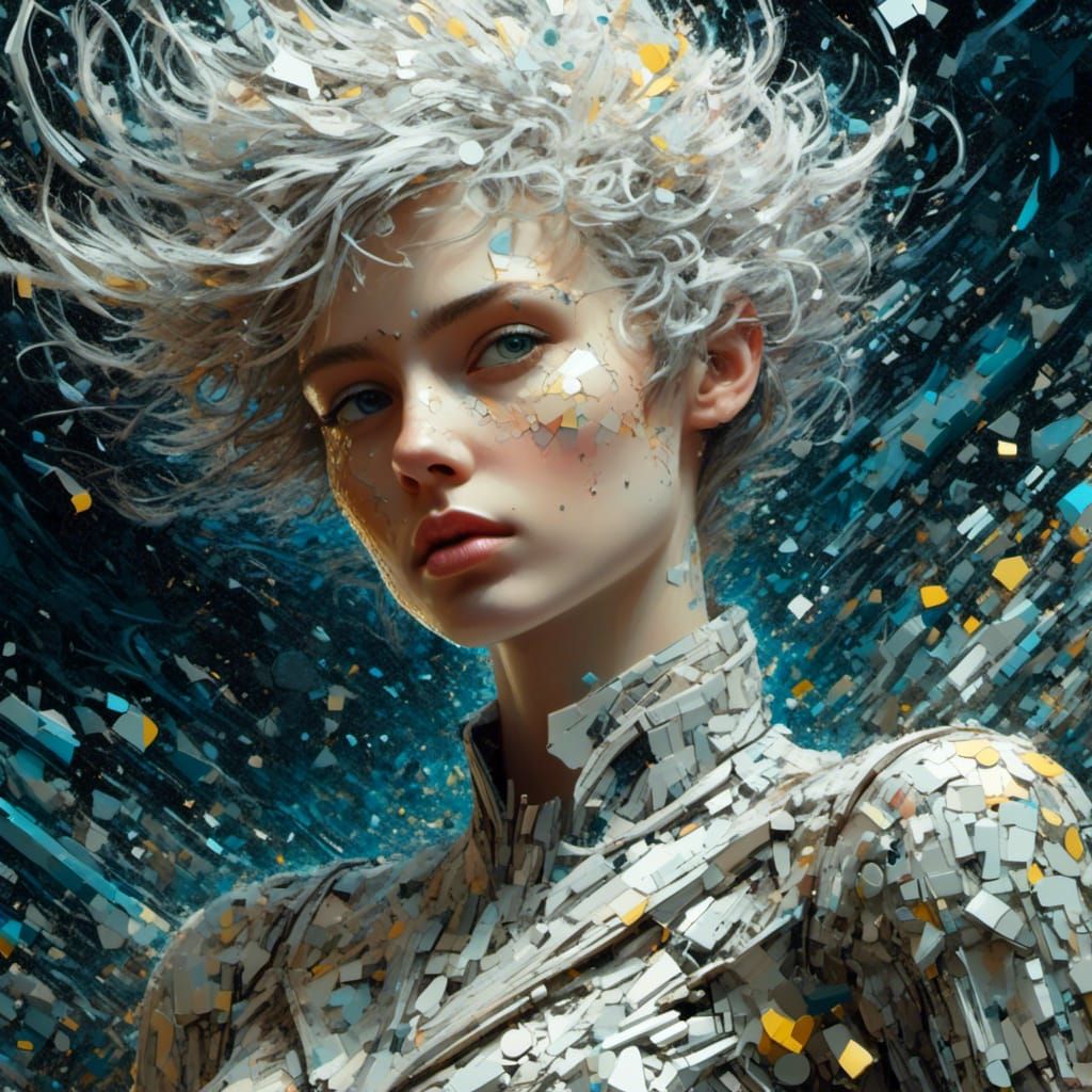 a white glove to the cheek