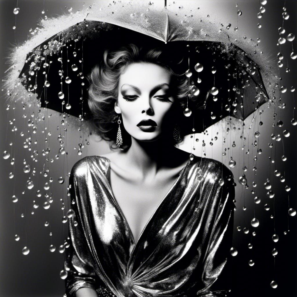 Psychedelic Portrait in Avedon Style