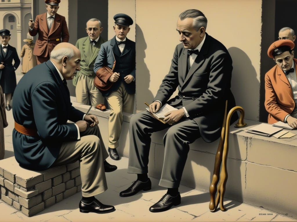 Adenauer on the Wall: Expressionist Vigil