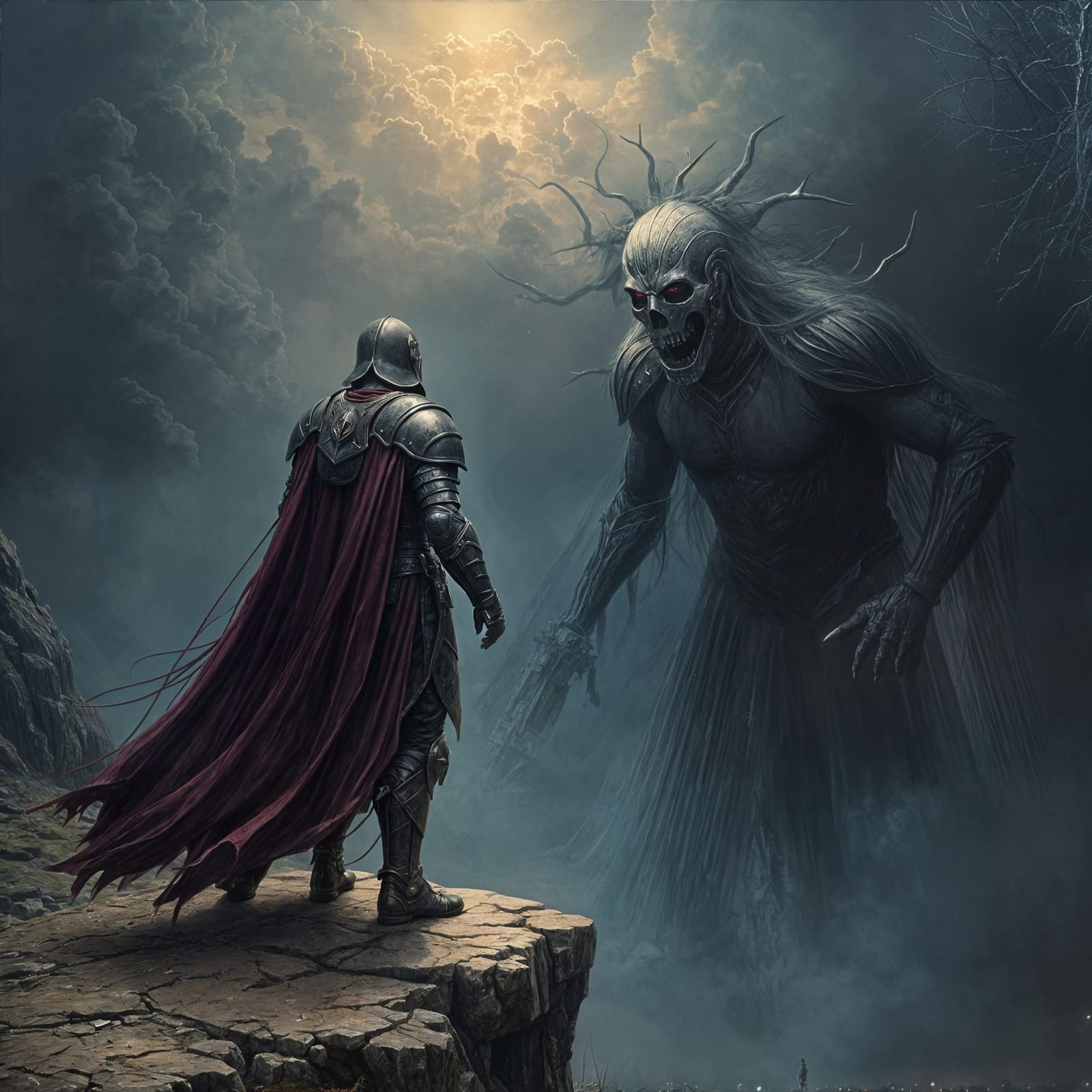 Saints Wearing Armor of God in a Darkened Realm