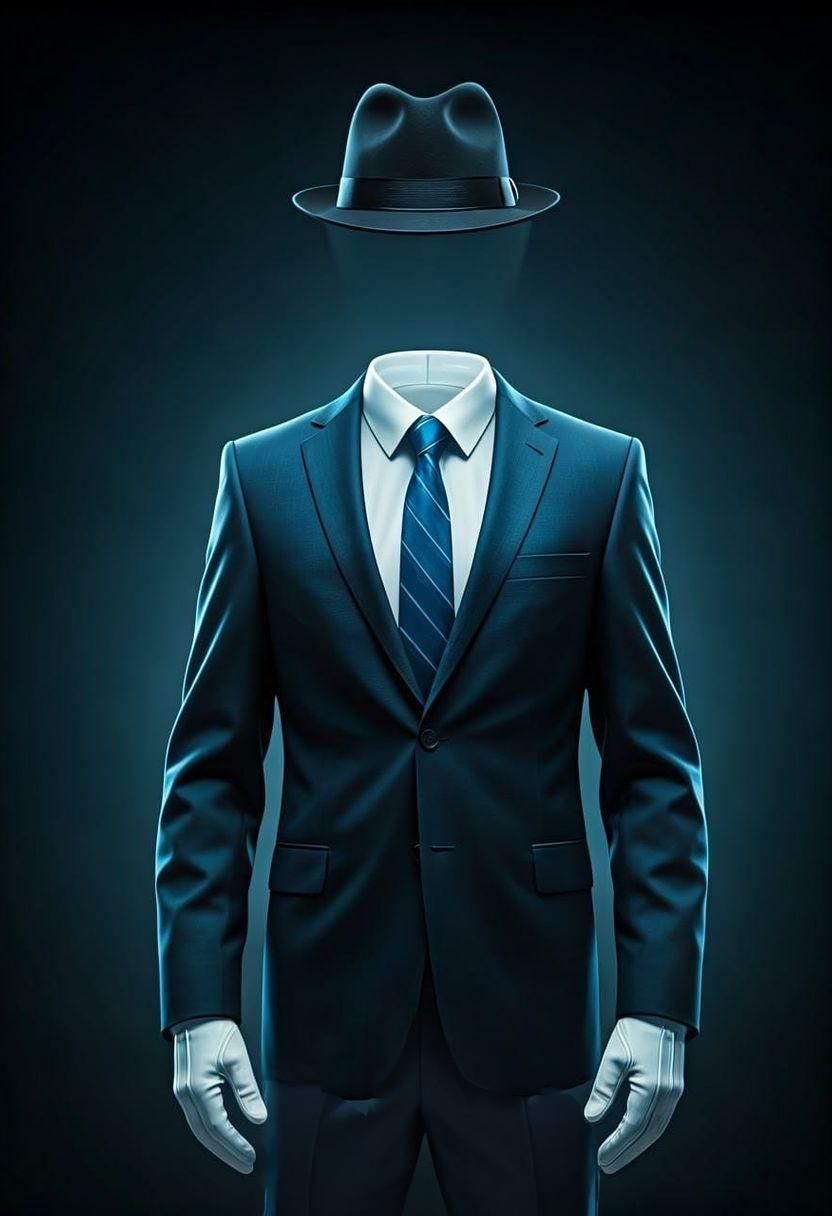 Invisible Man in Suit and Trousers