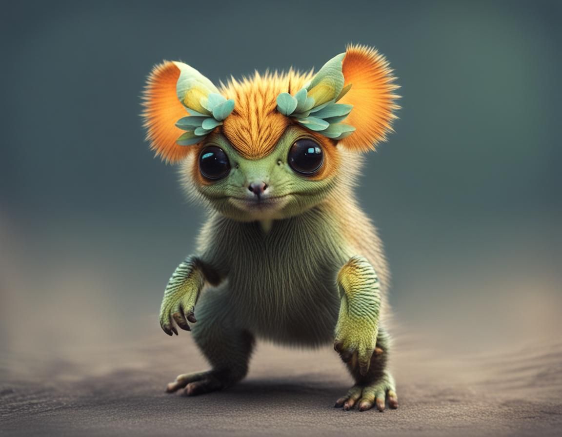Adorable Impossible Creature Generated by AI